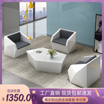 Baking Varnish Sofa Tea Table Composition Office Light Lavish Business Area Lounge Custom Talks Area Minima Fashion Sofa