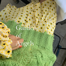 Shi Wei Liang passion fruit fragrance girl silk lace skirt with hair band