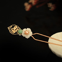 Hairpin Daily simple modern hair celler Ancient style dish hair versatile Hanfu kimono skirt accessories meatballs Hair hair hairpin woman