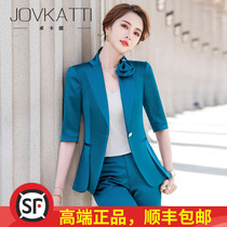 Group female President business dress 2021 spring capable temperament interview dress professional suit Real Estate suit