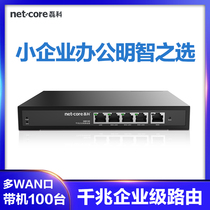 Lei Ke NBR100 multi-WAN port enterprise-class wired router Full Gigabit port High-power large 5-port high-speed network broadband Commercial company home office