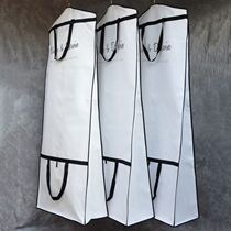 Wedding dress storage bag dust cover thick folding dress two-hand carry dust cover custom lengthened thick suit