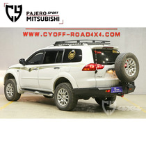  CY Jinchang rear bumper Rear anti-collision bar Jinchang bumper modified spare tire rack is suitable for Mitsubishi Jinchang car