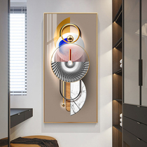 Modern minimalist abstract geometric entrance entrance porch decorative painting light luxury industrial wind into the home corridor aisle end hanging painting