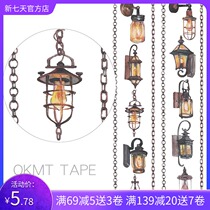 OKMT new seven-day Original hand account European and paper tape retro lamp decorative paper tape hand tent sticker whole roll