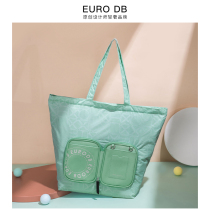 Eurodb Totbag Female Large capacity class commuter package High sense single shoulder large bag Handmade Canvas Woman Bag