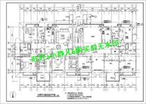 A multi-storey residential building unit in a community enlarged plan architectural drawings CAD design drawings