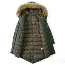 ROUJE POWER 2021 spring new fashion popular light luxury medium and long thick warm down jacket jacket