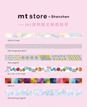 Spot MT Shenzhen MT exhibition Limited and paper tape sparkling little line whole roll