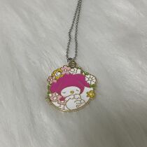 Soul Best Friend Merleti Cute Cartoon Pendant Lock Bone Chain Necklace Sweater Chain Girl Personality
