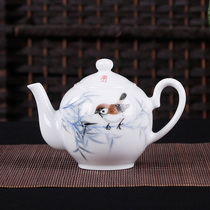 Hand Painted Glaze Lower Color China Crafts Fine Arts Master Dunliberal Arts door raw Zhang Sugi tea tea teapot clear wind YXC292