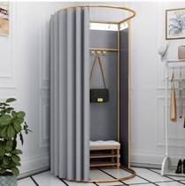 Mobile stall fitting room Door curtain Track clothing store Simple dressing room Activity dressing room Portable display stand