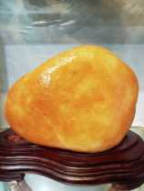 Painted stone color jade color wax high cool color jade stone yellow wax stone stone stone ornaments