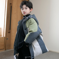 (broken code to pick up the leak) boys down cotton-padded jacket coat children's winter 2021 new Chaoyang gas fried street boys