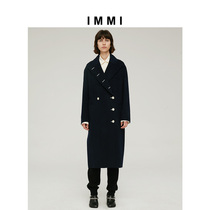 (Designer brand IMMI)Double-sided split collar profile lapel wool coat coat 182CO902A