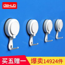 dehub strong suction cup adhesive hook non-hole toilet tile glue kitchen bathroom suction hook no trace-free nail