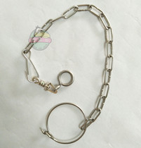 Imported medium-sized parrot stainless steel anklet medium size suitable for gray parrot eclectic Amazon about 27cm in length