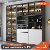 Light luxury wine cabinet integrated locker modern simple sideboard kitchen cabinet living room wall dining room home high cabinet
