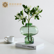 Embroidery Square Fake Flower Bouquet Ornament Living Room Vase Table Simulation Flower Fragrant Dry Flower Simulation Bouquet Decoration