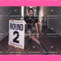 Annas home atmospheric Chinese style dragon totem Chunli suit patent leather cos bar DsGogo show tour costumes