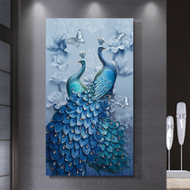 Diamond painting full diamond living room 2021 new 5d Peacock simple modern bedroom masonry show diamond cross stitch