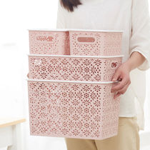 Hollow storage basket cosmetics underwear bra clothing wardrobe desktop finishing box storage box storage box storage box storage box