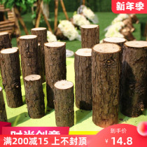 Mori wedding props wooden stakes wooden stakes logs wooden sections seniors wedding decorations window greeted arrangements