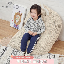  Yings boys padded warm pants childrens warm sports casual pants to wear outside autumn and winter 10892647