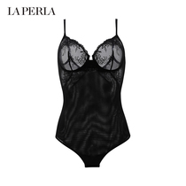 (2 pieces 9 fold) LA PERLA LADY ONE-PIECE SUIT PRIMULA THIN LACE EMBROIDERED BEAUTY BODY SHAPEWEAR