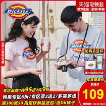 Dickies art font LOGO print short sleeve T-shirt men 2021 spring new casual short T7386 B