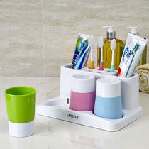 Brush Cup toothbrush shelf toilet wash rack toothbrush tube toothpaste dental box wash cup set