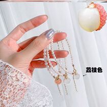 Girl pendant peach pendant fruit agate jewelry best friend hipster peach South Red peach pendant