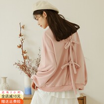  Sweater girl 2021 new early autumn thin spring design sense niche small short jacket top pink winter
