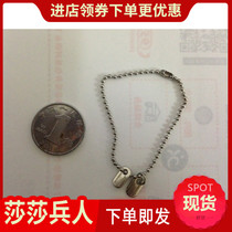 1 6 Wolverine tag nameplate Soldier accessories Model scene accessories Pistol model Telescope model Spot