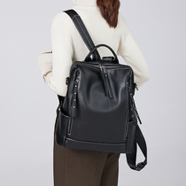 Double Shoulder Bag Woman Large Capacity 2022 New Korean Version Fashion Trends 100 Hitch Casual Cortical Brief College Student Backpack