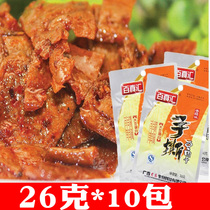 Hunan Baizenhui hand-torn dried bean dried dried bean meat 22G × 10 pack