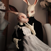  Discontinued DolZone Obitaru 4 points BJD doll rabbit head 3 points Uncle original design SD doll