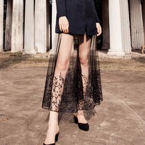 Transparent tulle suspender night dress Sexy seduction Hot seduction pajamas Ladies flirt night fire sex underwear clothes