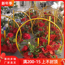 New Chinese wedding props flowers good Moon round ornaments road stage layout props window ornaments