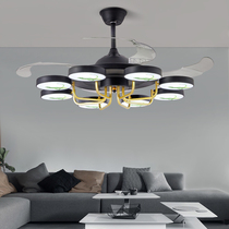 Invisible fan light Living room Modern minimalist Home Ceiling Fan Lamp Restaurant Creative Bedroom Fan Chandelier Nordic