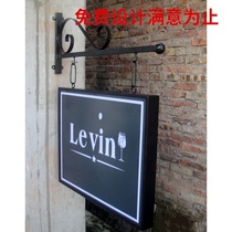 Iron light box Billboard LED light box store sign store sign store sign store