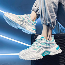  Mens shoes 2021 new autumn board shoes Korean version of the trend of all-match breathable summer sports and leisure running dad tide shoes