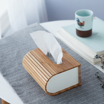 Car On-board Paper Towels Box Art Sense Advanced Living Room Paper Towels Box Pumping Paper Upscale New Chinese Customizable Logo