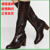 GABOR Garbo womens shoes 2019 autumn and winter high heel boots warm and comfortable M tube thick heel black size 35 569