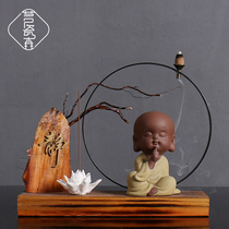 New Chinese Zen Mood Swing Piece Home Decoration Products Creativity small monk Ceramics Living Room Office Hyun Guan Soft Dress