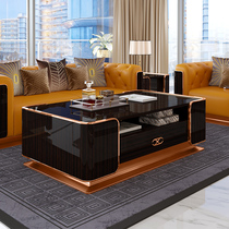 Amani light lavish tea table TV cabinet Composition Living room Baking Varnish Italy Postmodern High-end Light Lavish Furniture
