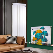  Copper and aluminum composite radiator Centralized heating household plumbing heat sink Wall-mounted art copper and aluminum heating vertical