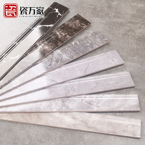 Nordic modern living room bedroom imitation marble bright glaze all porcelain gray skirting tile floor