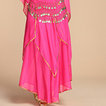 Indian dance long skirt belly dance 2020 new stage performance clothing chiffon big swing skirt performance dress