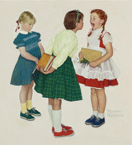 YC793 USA] Rockwell Rockwell Painting Poster Oil Painting Illustration Material High Definition Gallery
